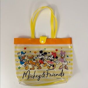 Daiso Mickey & Friends Yellow and Orange Shoulder Bag